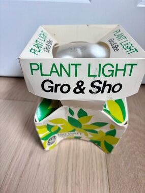 GE Plant Light Gro & Sho Bulb Vintage 150 Watt Discontinued